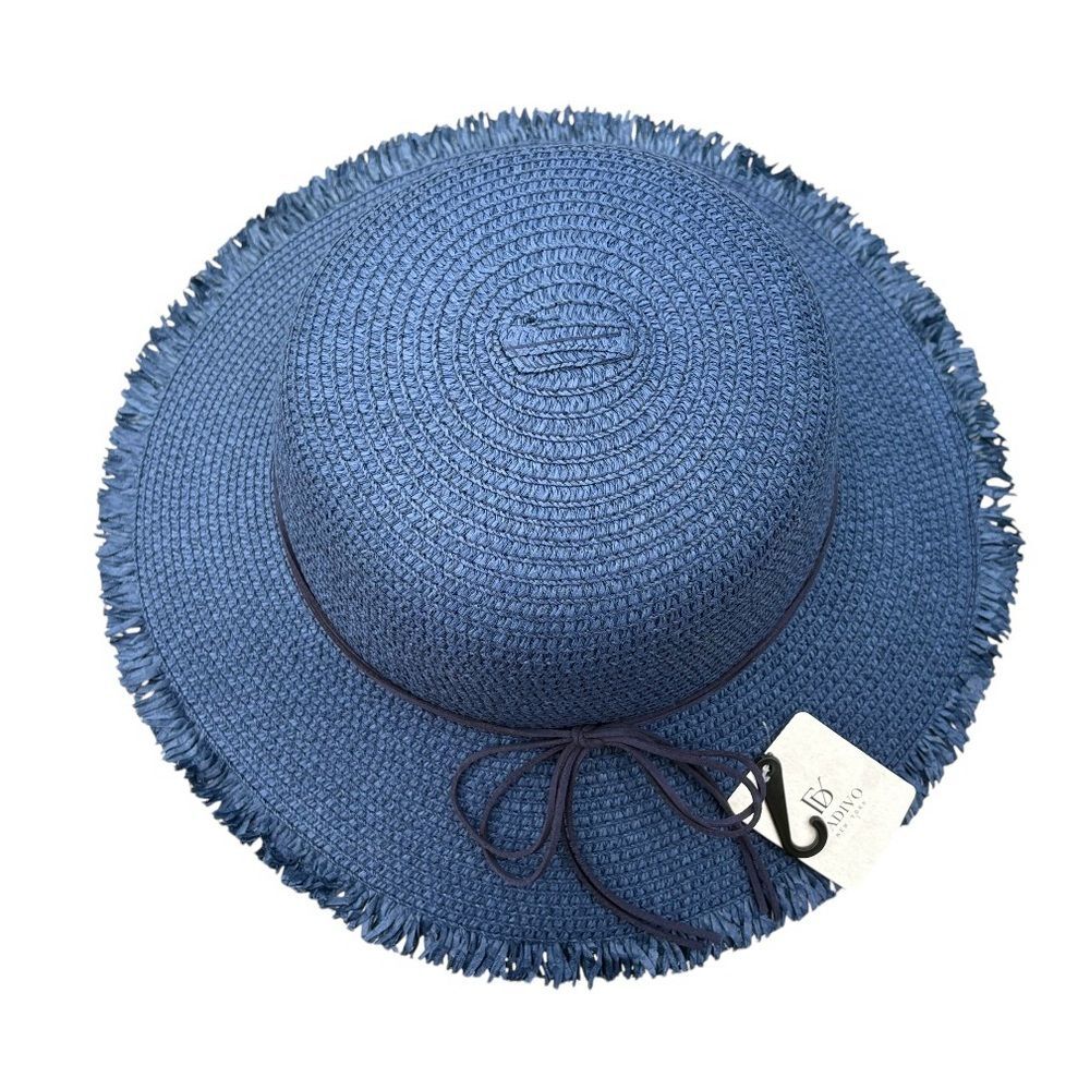 NEW Fadivo Navy Sun Hat Pool Beach Vacation Cute Feminie